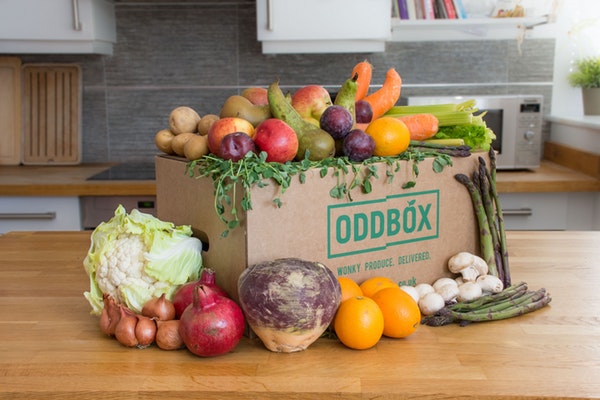 Oddbox fruit veg box